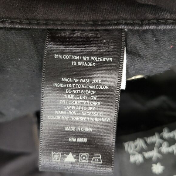 KUT FROM THE KLOTH Black Natalie High Rise Bootcut Denim Jeans SIZE 14 - Picture 10 of 11